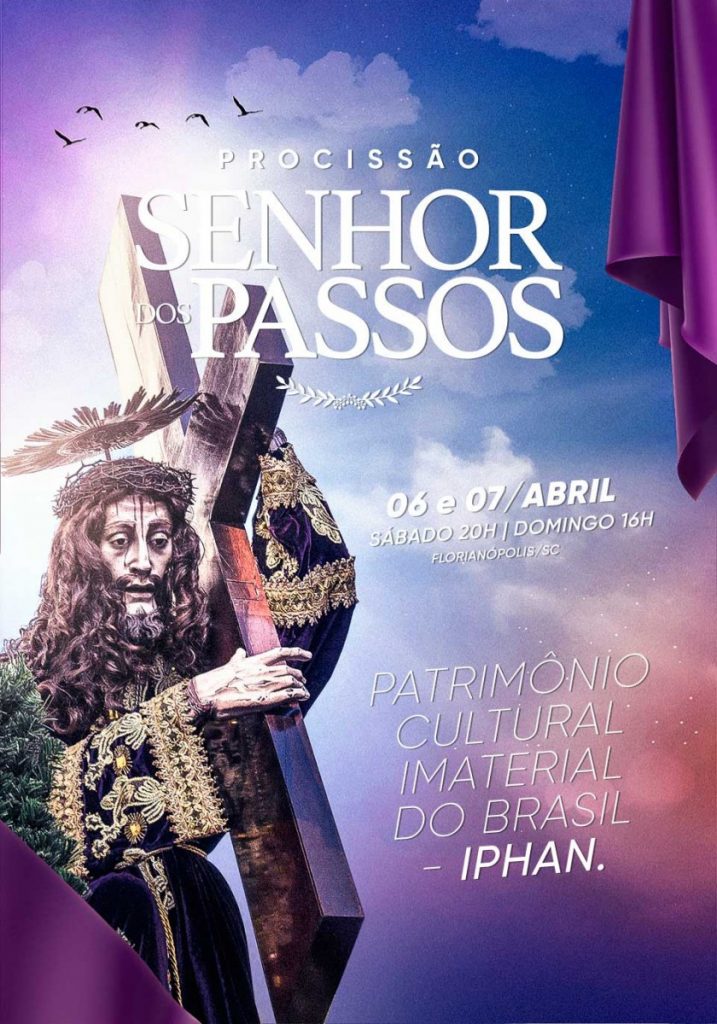 Procissão Senhor dos Passos acontece neste final de semana em Florianópolis