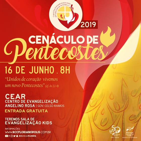 RCC promove o Cenáculo de Pentecostes