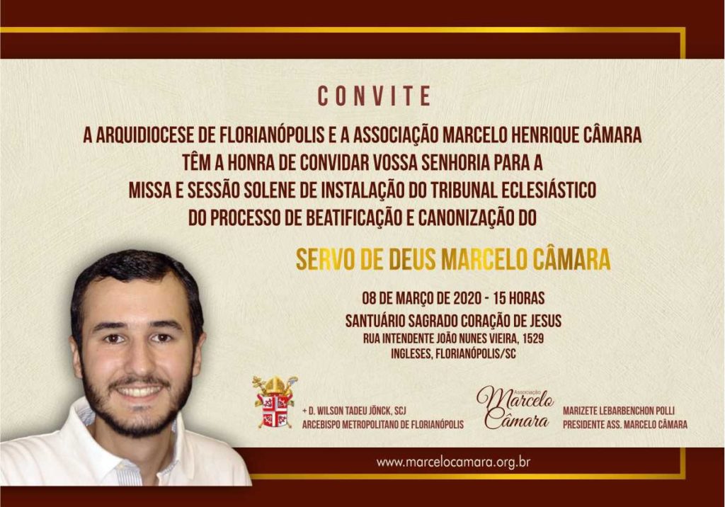 Detalhes da abertura do Inquérito Arquidiocesano do processo de Marcelo Câmara
