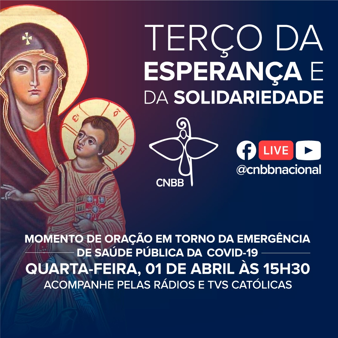Terço da Esperança e da Solidariedade: nesta quarta-feira, novo momento de oração