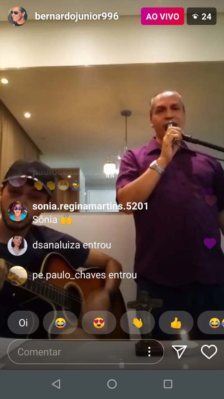 Live com Bernardo: OBRIGADA!