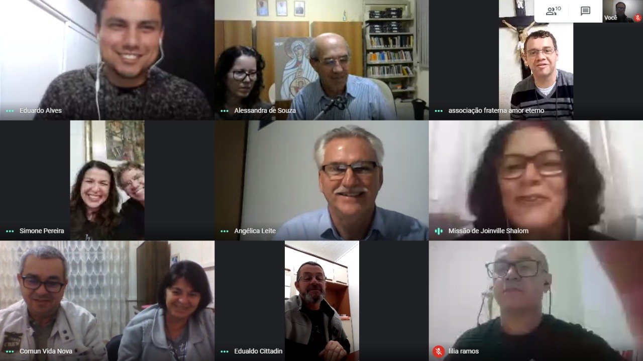 Reunião virtual das Novas Comunidades de SC